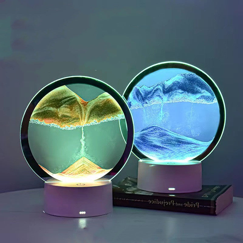 3D Quicksand Table Lamp