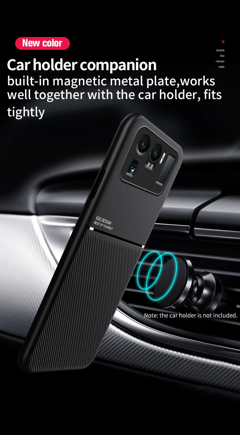 Car Magnetic Case For Xiaomi Mi 11 Ultra Case Shockproof TPU Soft Bumper Hard Case For Xiaomi Mi 11 Ultra Phone Case Mi11 cover