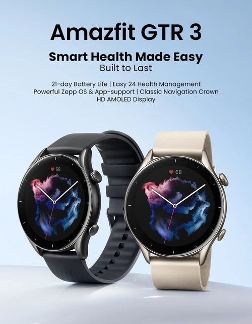 Load image into Gallery viewer, New Amazfit GTR 3 GTR3 GTR-3 Smartwatch 46mm Alexa Built-in Classic Navigation Crown Smart Watch 21-day Battery for IOS
