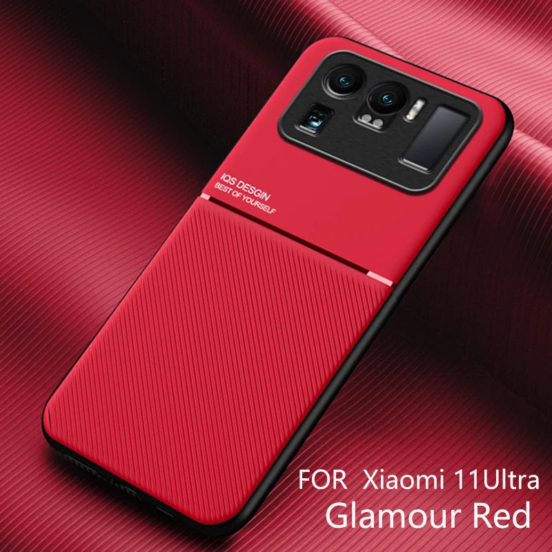 Car Magnetic Case For Xiaomi Mi 11 Ultra Case Shockproof TPU Soft Bumper Hard Case For Xiaomi Mi 11 Ultra Phone Case Mi11 cover