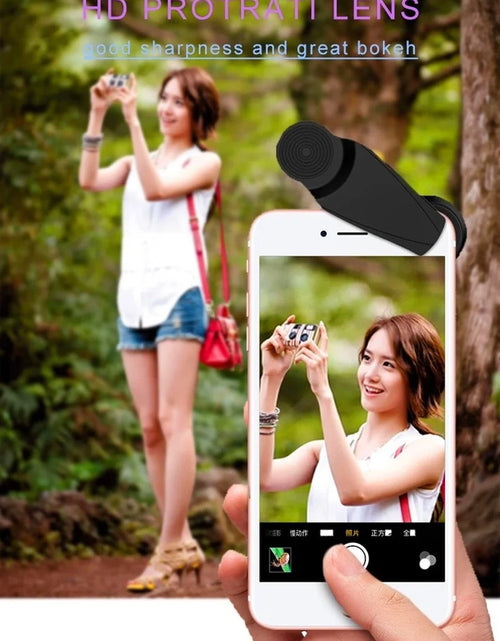 Load image into Gallery viewer, Distortionless 3X Telescope Telephoto Lens 5K HD 85MM 3.0X Phone Camra Portrait Lenses for iPhone Xiaomi Most Smartphones
