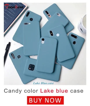 Candy Solid Color Phone Case For Samsung Galaxy A6 A8 Plus A7 A9 2018 A750 Coque Silicone Soft TPU Matte Cover