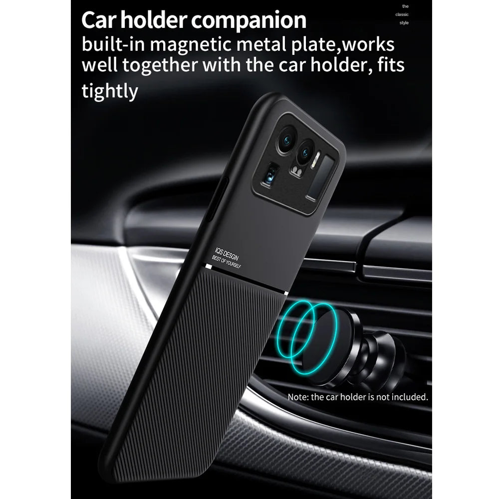 Car Magnetic Case For Xiaomi Mi 11 Ultra Case Shockproof TPU Soft Bumper Hard Case For Xiaomi Mi 11 Ultra Phone Case Mi11 cover