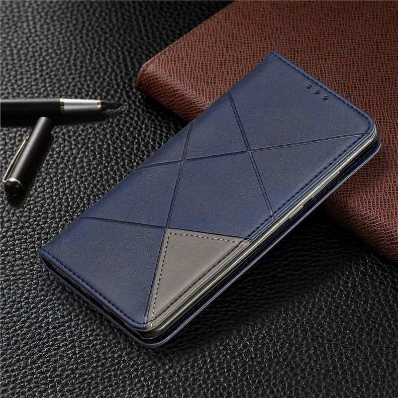 On For Redmi Note 12S Case Magnetic Wallet Leather Flip Phone Cover For Xiaomi Redmi 12 Note 12 Turbo Note 12 Pro 5G Coque Funda