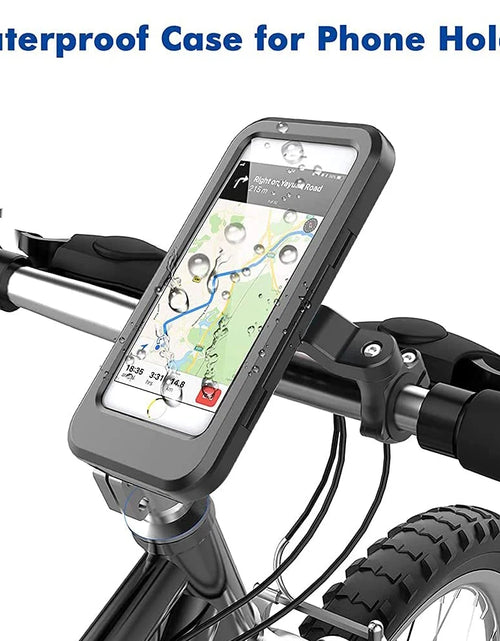 Load image into Gallery viewer, Bike Phone Holder Case Waterproof Bicycle Mobile Phone Stand Motorcycle Handlebar Cellphone Mount Motorbike Cycling Accessories
