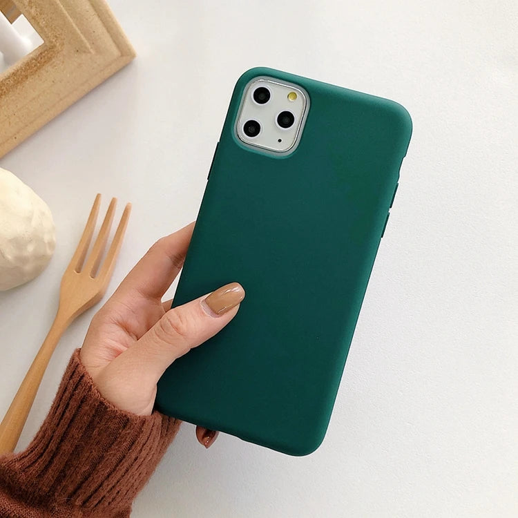 Candy Solid Color Phone Case For Samsung Galaxy A6 A8 Plus A7 A9 2018 A750 Coque Silicone Soft TPU Matte Cover