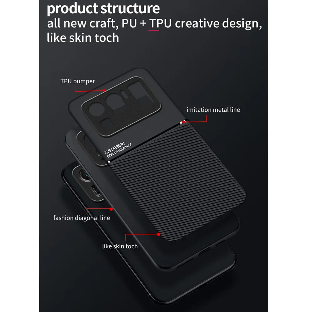 Car Magnetic Case For Xiaomi Mi 11 Ultra Case Shockproof TPU Soft Bumper Hard Case For Xiaomi Mi 11 Ultra Phone Case Mi11 cover