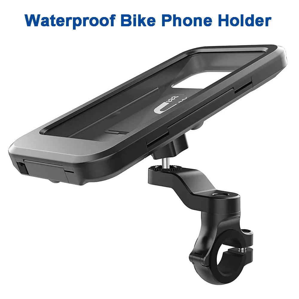 Bike Phone Holder Case Waterproof Bicycle Mobile Phone Stand Motorcycle Handlebar Cellphone Mount Motorbike Cycling Accessories