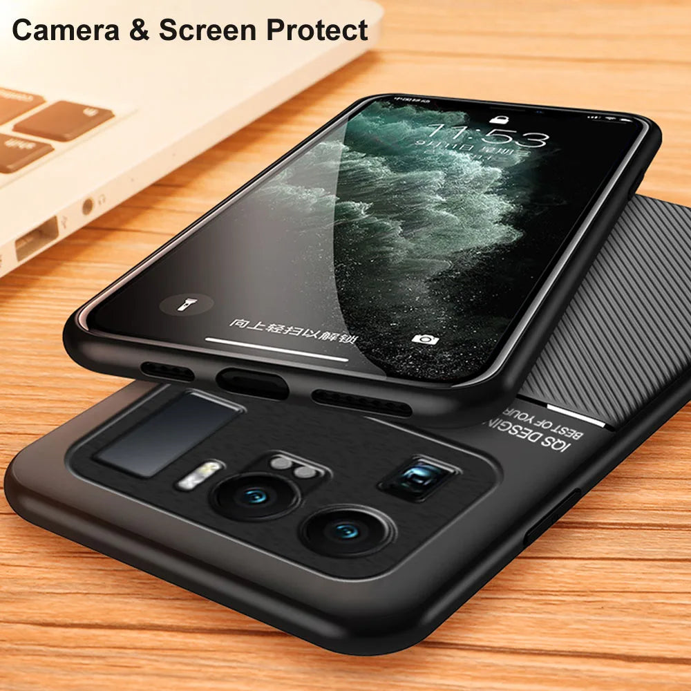 Car Magnetic Case For Xiaomi Mi 11 Ultra Case Shockproof TPU Soft Bumper Hard Case For Xiaomi Mi 11 Ultra Phone Case Mi11 cover