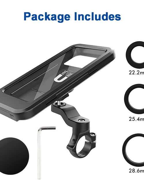 Load image into Gallery viewer, Bike Phone Holder Case Waterproof Bicycle Mobile Phone Stand Motorcycle Handlebar Cellphone Mount Motorbike Cycling Accessories
