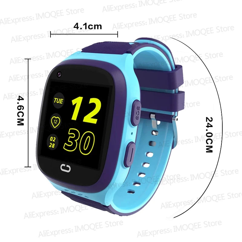 Smart Watch Kids GPS 4G LT31 Tracking  IP67 Waterproof Smartwatch Security Fence SOS SIM Call Sound Guardian For Baby