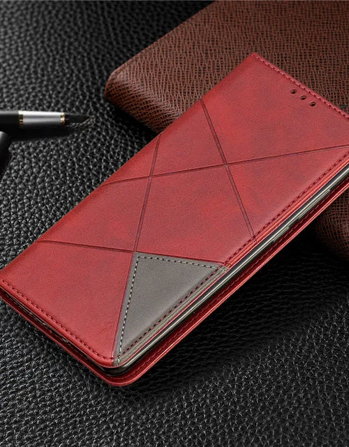 Load image into Gallery viewer, On For Redmi Note 12S Case Magnetic Wallet Leather Flip Phone Cover For Xiaomi Redmi 12 Note 12 Turbo Note 12 Pro 5G Coque Funda
