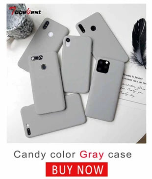 Candy Solid Color Phone Case For Samsung Galaxy A6 A8 Plus A7 A9 2018 A750 Coque Silicone Soft TPU Matte Cover