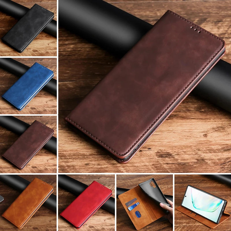 Wallet Card Slot Stand Flip Leather Case For Xiaomi Mix 4 3 2 2S Redmi Note 13 Pro A3 A1 A2 Plus 13C 13R 10C 4G 5G GO Cover