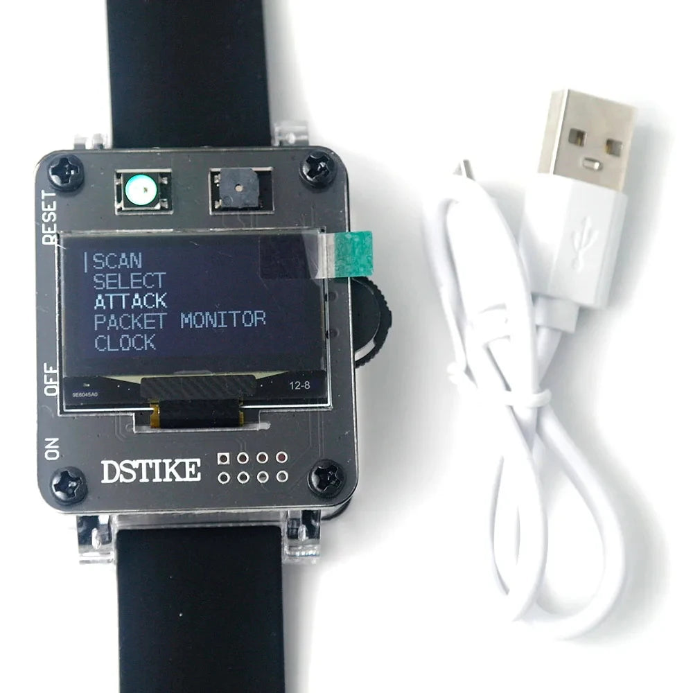 DSTIKE Watch SE  Deauther & Bad USB Watch Amazing Deauther ESP8266