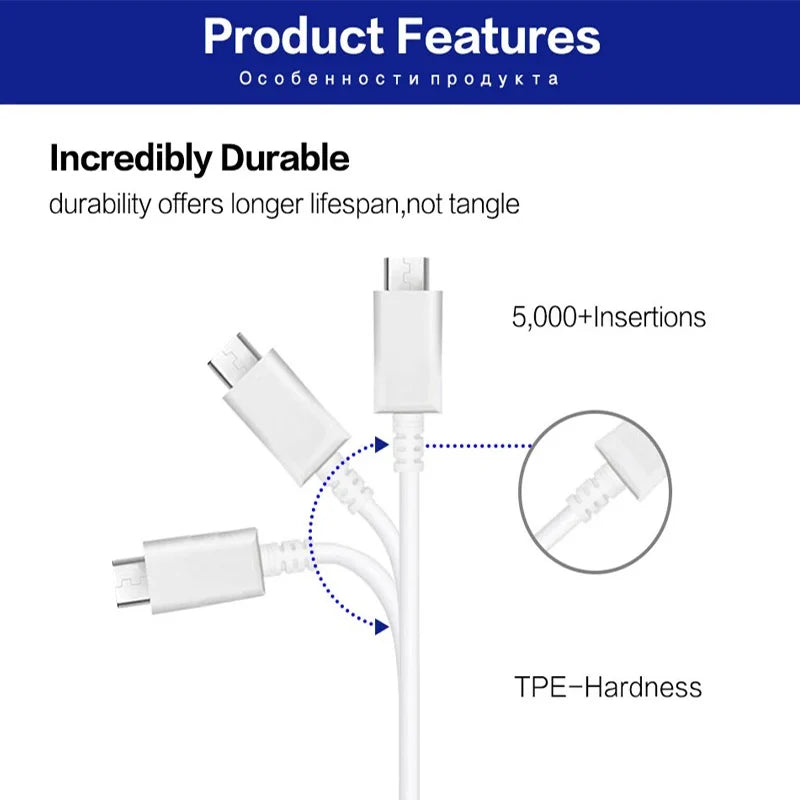 TYPE C Cable 1.2M 1.5M 2M Fast Charger Data Line For samsung Galaxy S8 S9 S10 S21 Ultra Note 8 9 10 A54 A53 5G A71 A52 A51 A21S