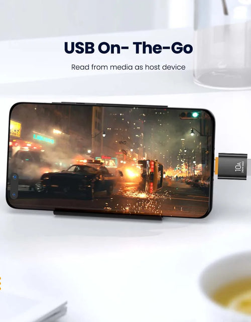 Load image into Gallery viewer, 10A 240W OTG Adapter Type C to USB 3.0 Mobile Phone USB Drive Converter For Macbook Oneplus Xiaomi SamsungPOCO Phone Accessories
