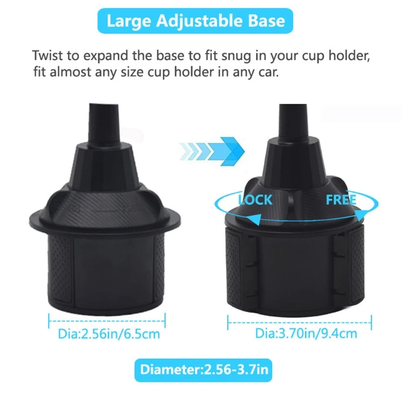 Universal Car Telephone Stand Cup Holder Stand Drink Bottle Mount Support Smartphone Mobile Phone Accessories Car Cup Mount