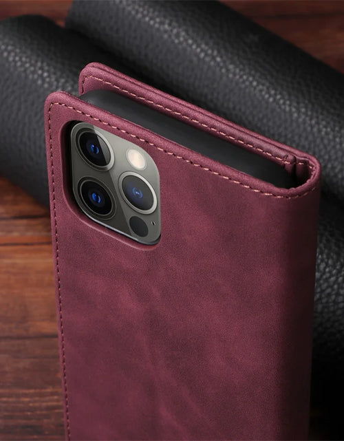 Load image into Gallery viewer, Mi 11Lite Suction Cup Case For Xiaomi 11 Lite 5G NE Leather Stand Book Cover For Xiaomi 11T Pro MI 11X Pro Etui Phone Flip Cases
