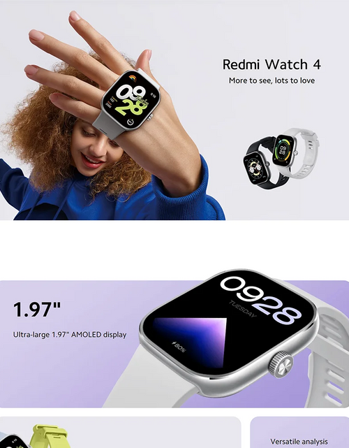 Load image into Gallery viewer, Global Version Redmi Watch 4 Ultra Large 1.97&#39;&#39; AMOLED Display GPS GNSS Smartwatch Bluetooth Phone Call Smart Sleep Monitoring
