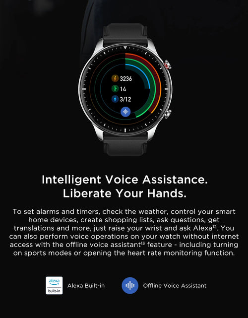 Load image into Gallery viewer, [New Version] Amazfit GTR 2 Smartwatch 46mm Alexa Built-in Curved Bezel-less Design Ultra-long Battery Life Smart Watch
