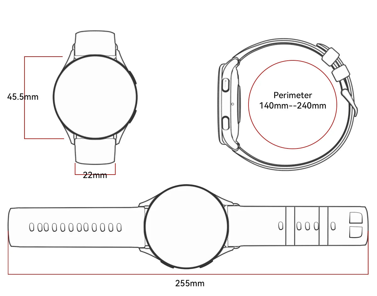 OSCAL Blackview 2024 Smartwatch X20 AMOLED Display Watch Hi-Fi Bluetooth Phone Calls Health and Fitness Tracking for IOS Android