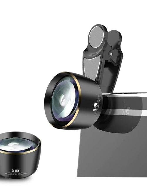 Load image into Gallery viewer, Distortionless 3X Telescope Telephoto Lens 5K HD 85MM 3.0X Phone Camra Portrait Lenses for iPhone Xiaomi Most Smartphones
