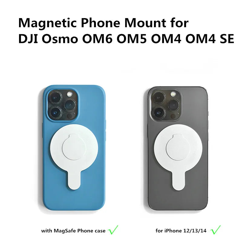 Phone Holder for DJI Osmo for MagSafe Magnetic Adapter Mobile Phone Stands for DJI Osmo OM 6/OM 5/OM 4/OM 4 SE  Accessories