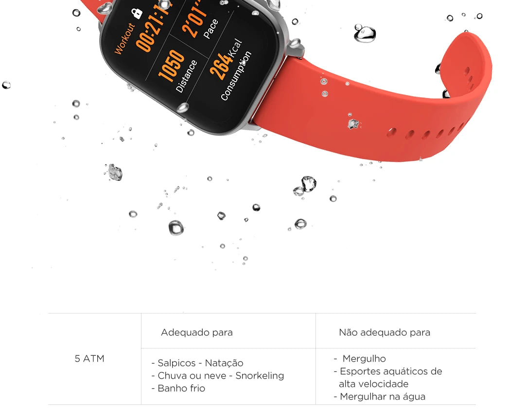 Amazfit GTS Smart Watch For Men Women 5 ATM Waterproof Sports Tracking Editable Widgets Music Control Refurbishment Machine