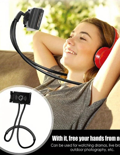 Load image into Gallery viewer, Free Adjustable Bended Cellphone Holder Neck Support Smartphone Mobile Phone Stand Free Hands Braceket Accessories
