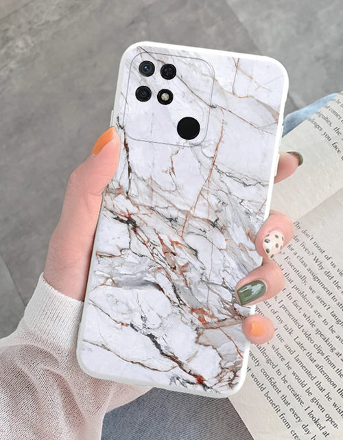 Load image into Gallery viewer, Marble Pattern Phone Case For Redmi 10C 10 C Protective Cover Case Pink Gold Marble Soft Silicone Funda For Xiaomi Redmi 10C
