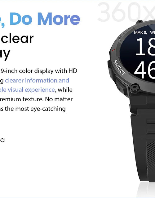 Load image into Gallery viewer, Blackview NEW Smart Watch W50 Waterproof Smart Watch New Version Men Women Health and Fitness Tracking Watch, Bluetooth Calling
