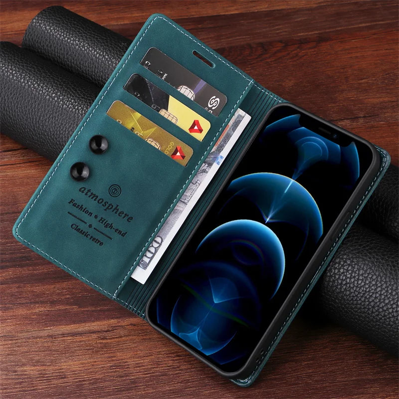 Mi 11Lite Suction Cup Case For Xiaomi 11 Lite 5G NE Leather Stand Book Cover For Xiaomi 11T Pro MI 11X Pro Etui Phone Flip Cases