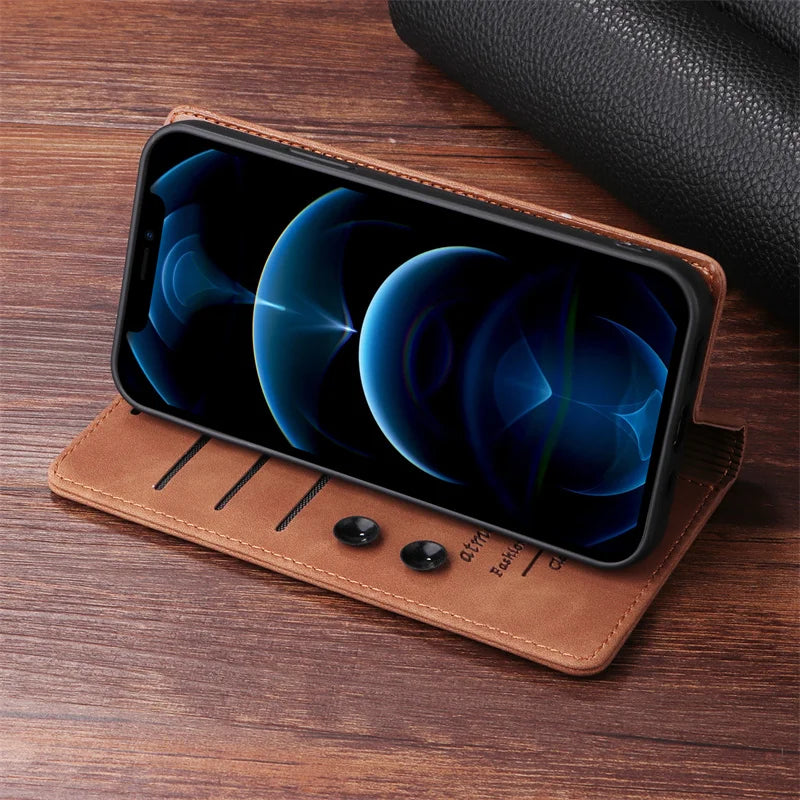 Mi 11Lite Suction Cup Case For Xiaomi 11 Lite 5G NE Leather Stand Book Cover For Xiaomi 11T Pro MI 11X Pro Etui Phone Flip Cases