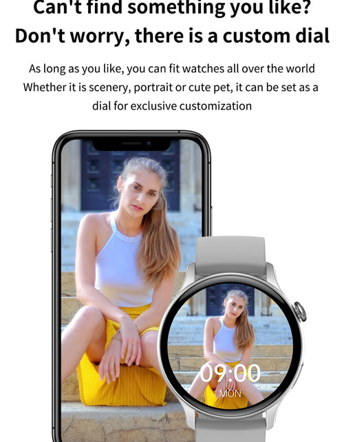 Load image into Gallery viewer, Xiaomi Mijia New Women Bluetooth Call Smartwatch Always Display Time Heart Rate Sports Health Monitoring Music GT4 Smart Watches
