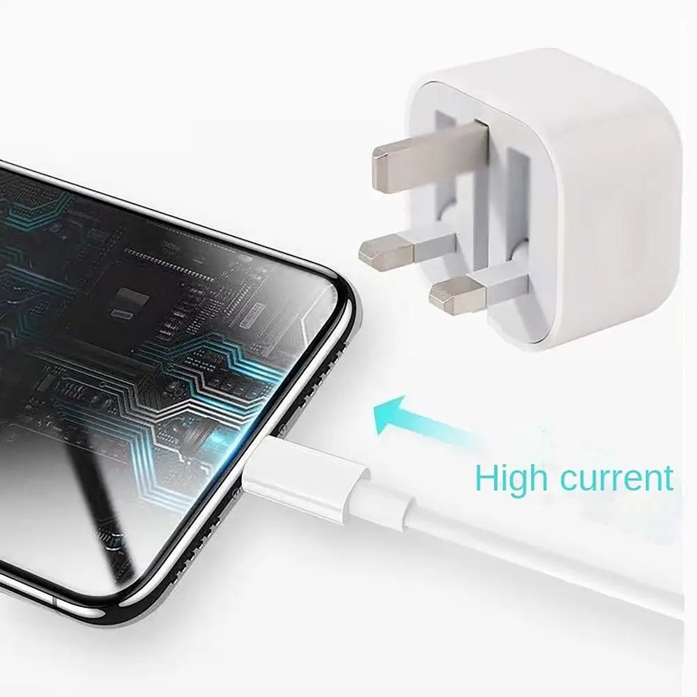 20W Quick Charger Fast Charging Phone Accessories Charger Head Britain Standard for iPhone15 /14/13/12/11 Pro Max