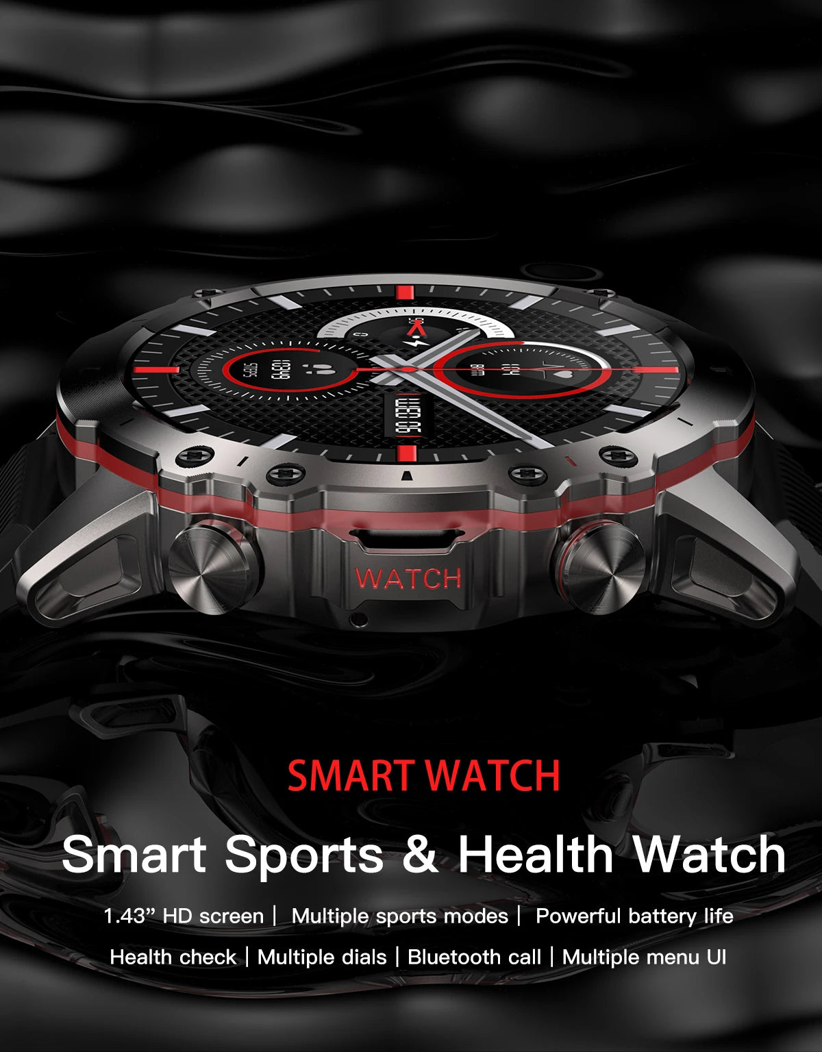 Xiaomi Mijia AMOLED HD Screen Smart Watch Men Bluetooth Calling Smartwatch 2023 Fashion Outdoor Sports Heart Rate Monitor Clock