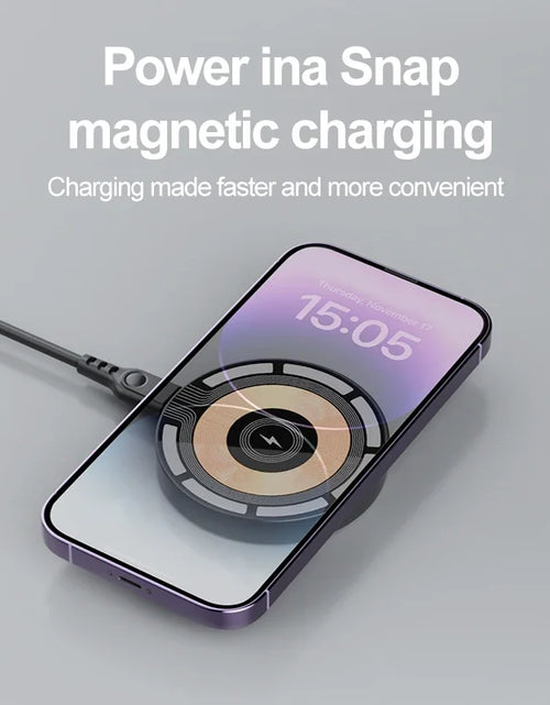 Load image into Gallery viewer, 30W Magnetic Wireless Charger For iPhone 15 14 13 12 Pro Max Fast Wireless Charging Pad Ultra Thin Phone Chargers Holder Stand
