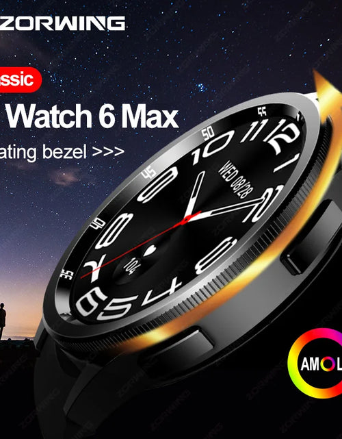 Load image into Gallery viewer, JS Watch 6 Max Classic AMOLED Smart Watch Men Women Rotating Bezel Heart Rate Blood Pressure Compass Sport Modes Smartwatch New
