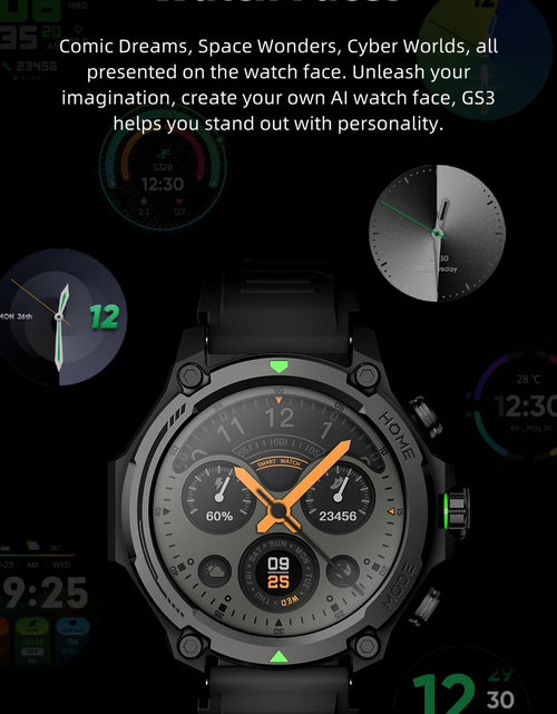 Load image into Gallery viewer, [World Premiere]Blackshark GS3 Smart Watch Global Version 1.43&quot;AMOLED Display GPS Satellite Positioning 21 Day Battery Life 5ATM
