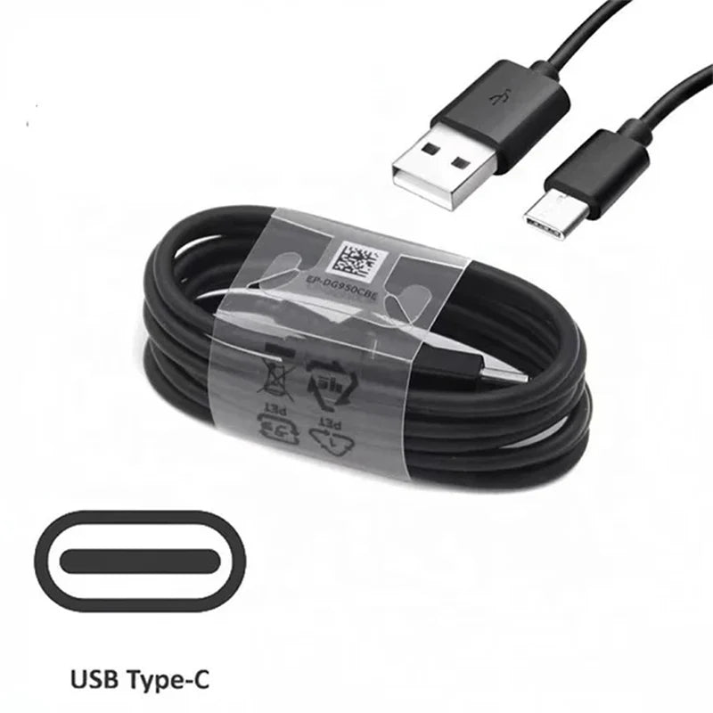 TYPE C Cable 1.2M 1.5M 2M Fast Charger Data Line For samsung Galaxy S8 S9 S10 S21 Ultra Note 8 9 10 A54 A53 5G A71 A52 A51 A21S