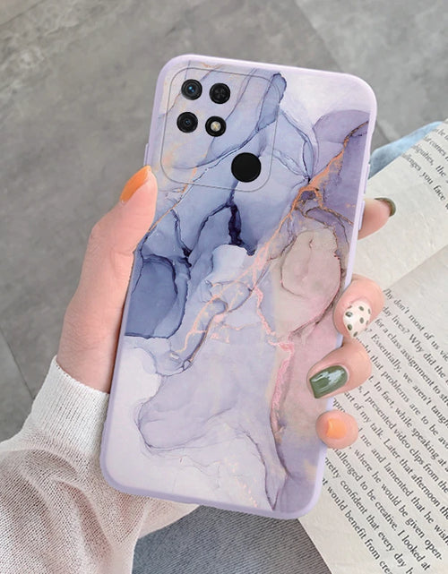 Load image into Gallery viewer, Marble Pattern Phone Case For Redmi 10C 10 C Protective Cover Case Pink Gold Marble Soft Silicone Funda For Xiaomi Redmi 10C
