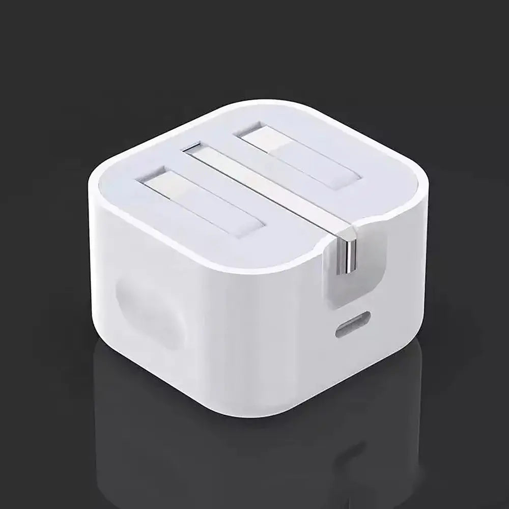 20W Quick Charger Fast Charging Phone Accessories Charger Head Britain Standard for iPhone15 /14/13/12/11 Pro Max