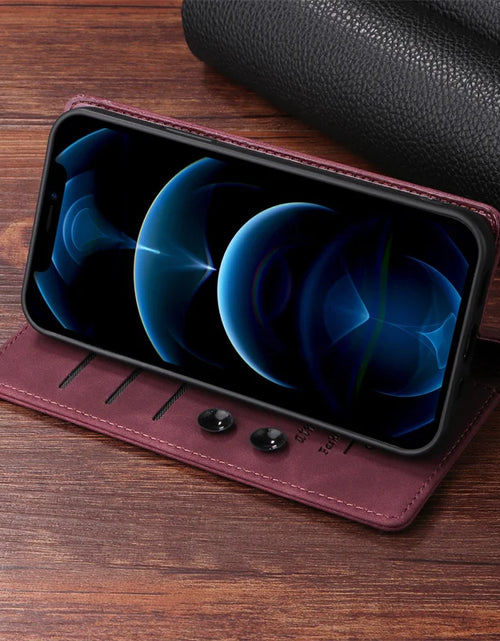 Load image into Gallery viewer, Mi 11Lite Suction Cup Case For Xiaomi 11 Lite 5G NE Leather Stand Book Cover For Xiaomi 11T Pro MI 11X Pro Etui Phone Flip Cases
