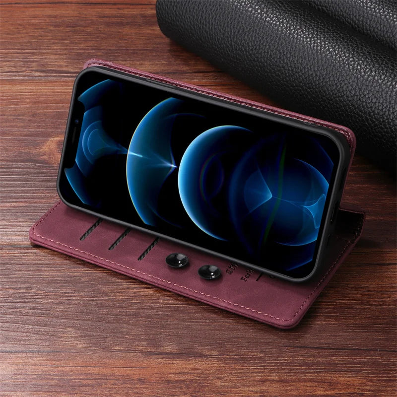 Mi 11Lite Suction Cup Case For Xiaomi 11 Lite 5G NE Leather Stand Book Cover For Xiaomi 11T Pro MI 11X Pro Etui Phone Flip Cases