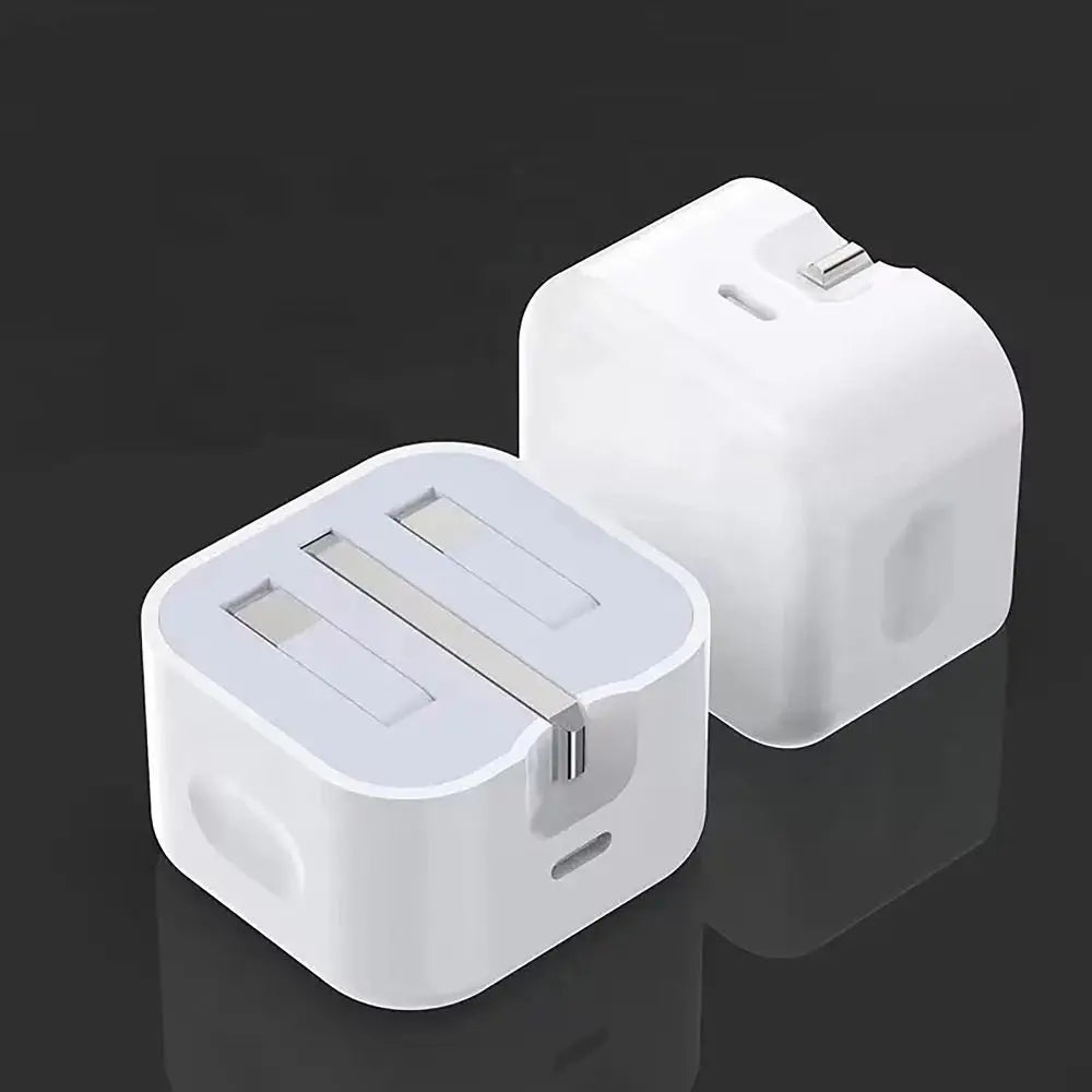 20W Quick Charger Fast Charging Phone Accessories Charger Head Britain Standard for iPhone15 /14/13/12/11 Pro Max