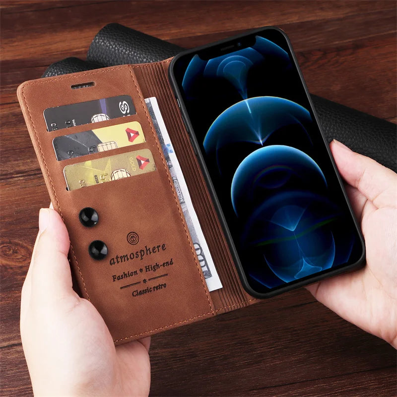 Mi 11Lite Suction Cup Case For Xiaomi 11 Lite 5G NE Leather Stand Book Cover For Xiaomi 11T Pro MI 11X Pro Etui Phone Flip Cases