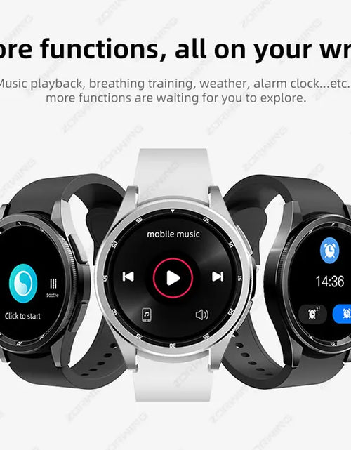 Load image into Gallery viewer, JS Watch 6 Max Classic AMOLED Smart Watch Men Women Rotating Bezel Heart Rate Blood Pressure Compass Sport Modes Smartwatch New
