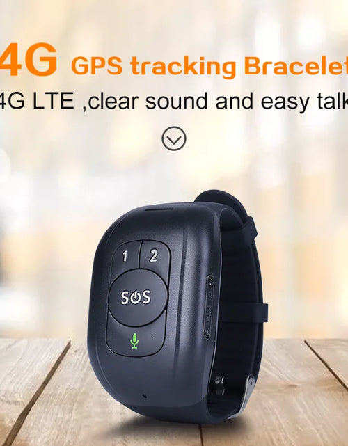 Load image into Gallery viewer, Elderly GPS Watch 4G Tracking Bracelet Health Temperature Management SOS IP67 Waterproof Old People Locator Fall Alert Tracker
