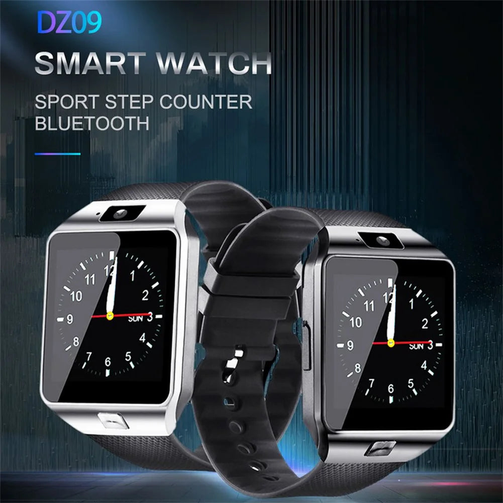 DZ09 Smart Watch Sleep Monitor 1.56" HD Color Screen Built-in Sports Modes Smartwatch Fitness Tracker